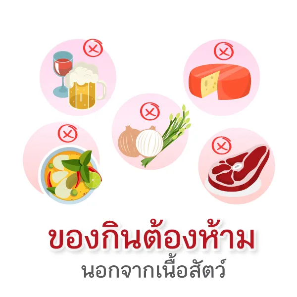 กินเจ 2565 นอกจากเนื้อสัตว์ห้ามกินอะไรอีกบ้าง Blog1