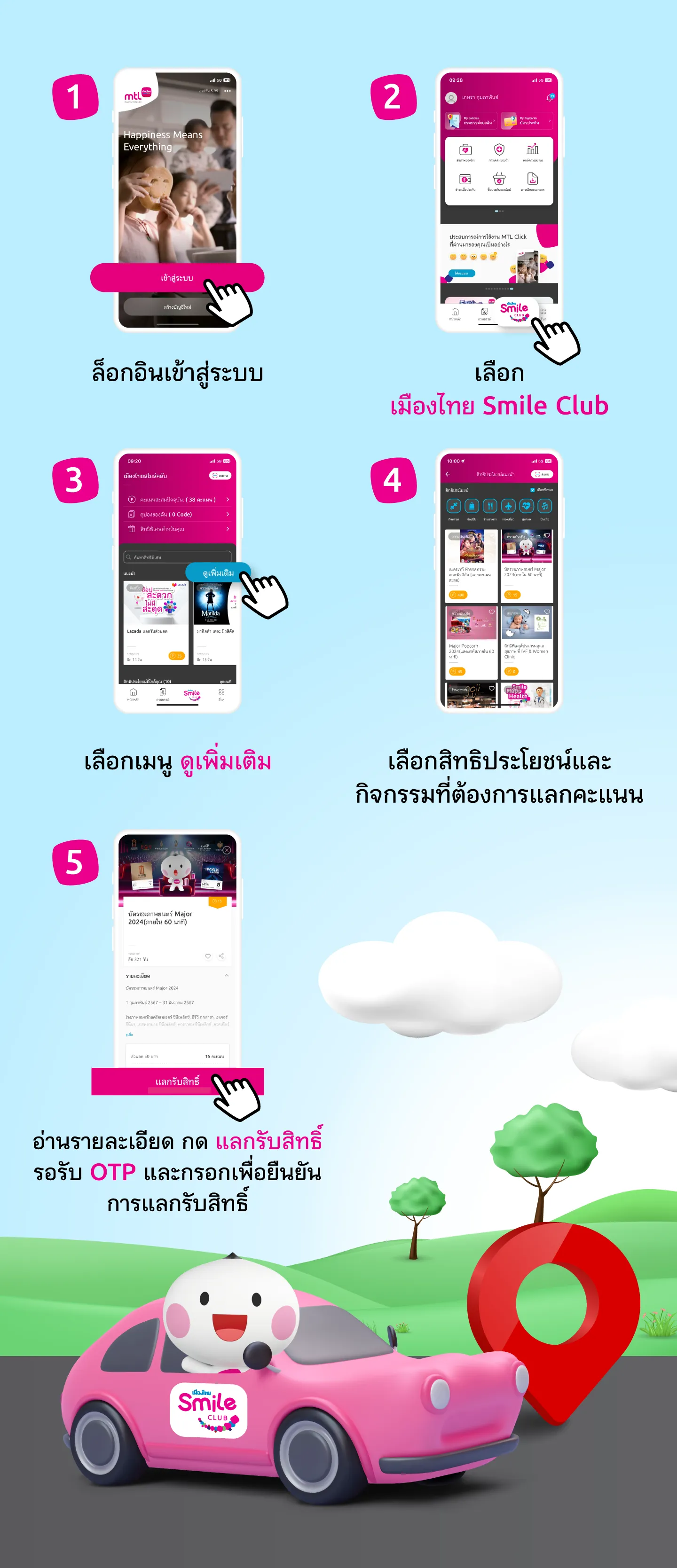 วิธีแลกคะแนน Landing Page Th 03