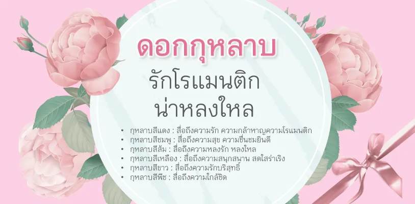 ดอกกุหลาบ รักโรแมนติก น่าหลงใหล