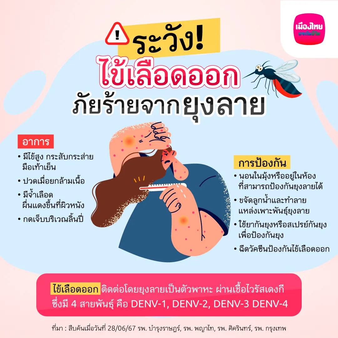 ไข้เลือดออก เป็นซ้ำได้หรือไม่?
