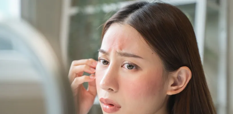 อาการเซ็บเดิร์มกระทบจิตใจ