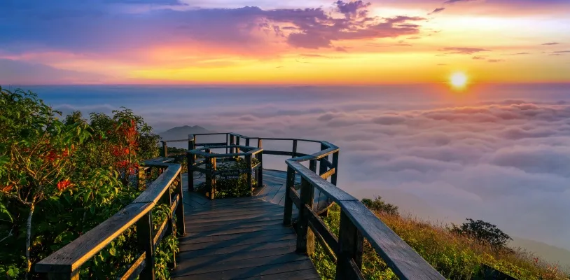 กิ่วแม่ปาน (Kew Mae Pan Nature Trail) - ดอยอินทนนท์ เชียงใหม่ ปีนเขาในไทย