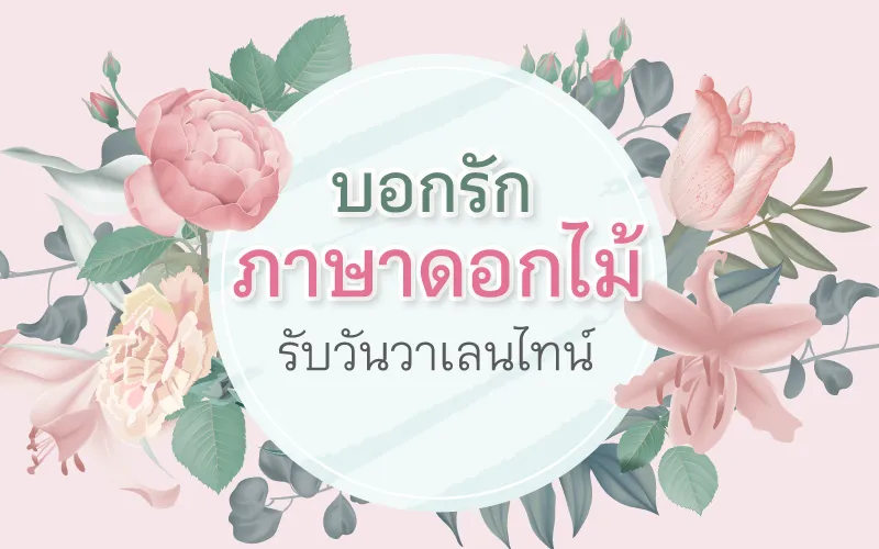 บอกรักภาษาดอกไม้รับวันวาเลนไทน์