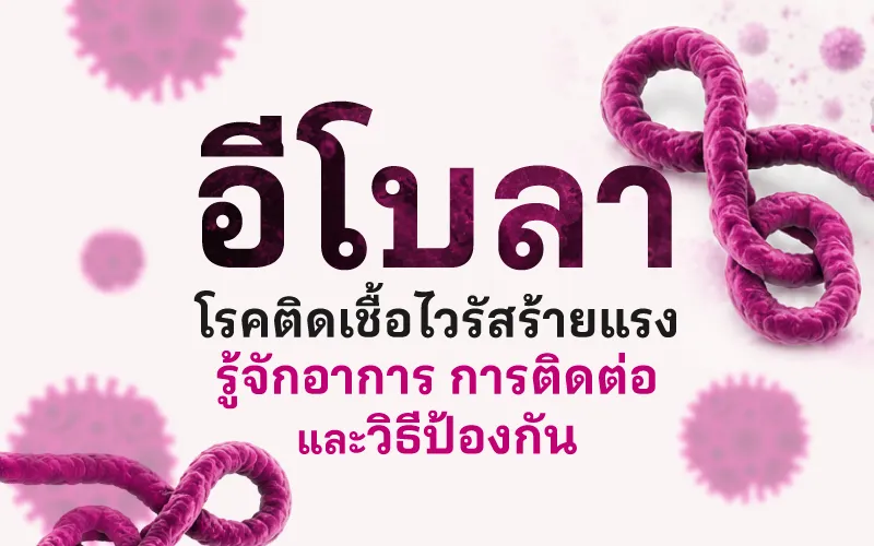อีโบลา โรคติดเชื้อไวรัสร้ายแรง รู้จักอาการ การติดต่อ และวิธีป้องกัน