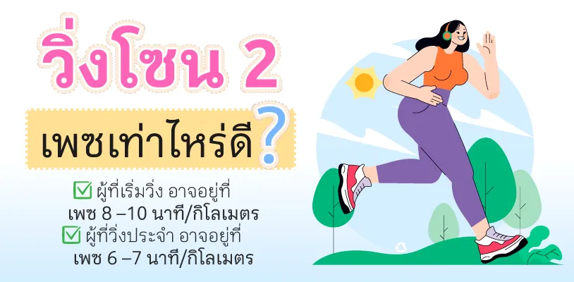 วิ่งโซน 2 เพซเท่าไหร่ดี?