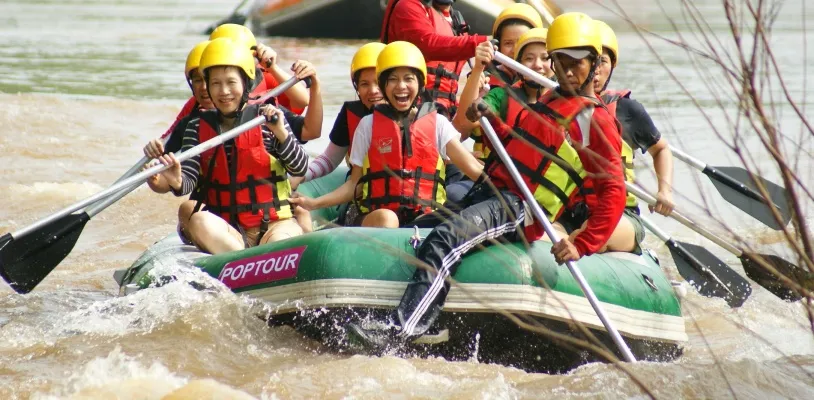 ที่เที่ยวหน้าฝน ล่องแก่งลำน้ำเข็ก จ.พิษณุโลก