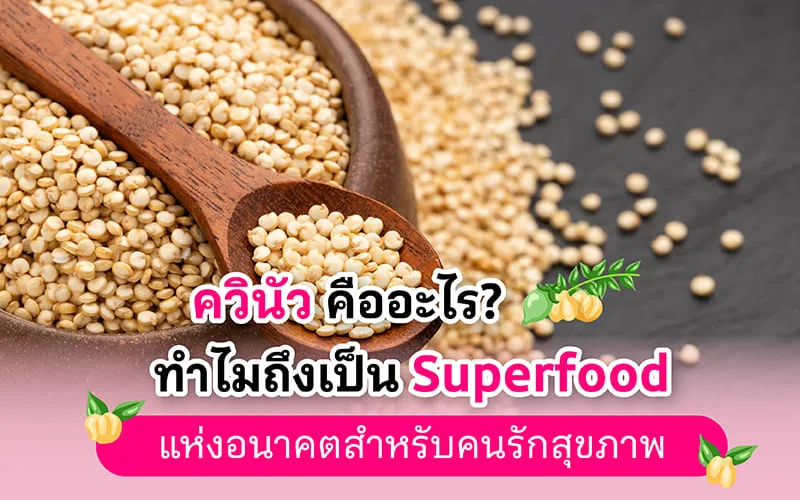 ควินัวคืออะไร ทำไมถึงเป็น Superfood แห่งอนาคตสำหรับคนรักสุขภาพ 02