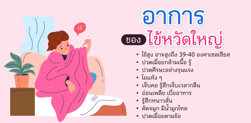 อาการของไข้หวัดใหญ่