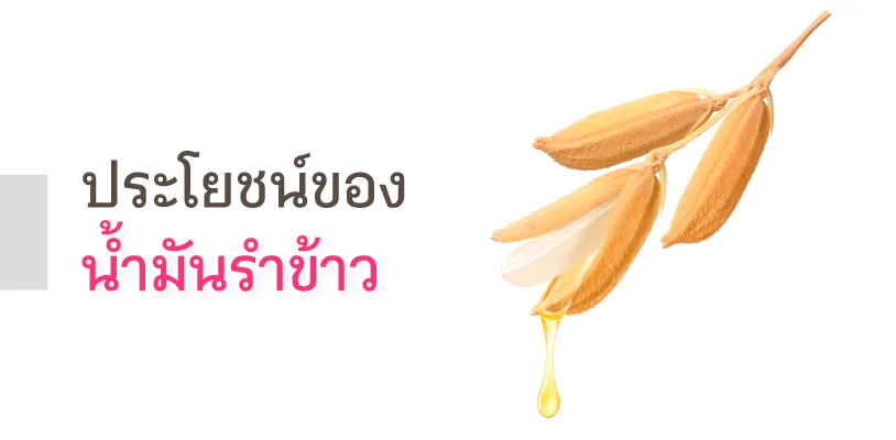 ประโยชน์ของน้ำมันรำข้าว