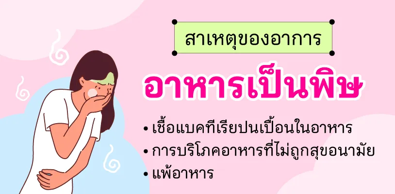 สาเหตุของอาการอาหารเป็นพิษ