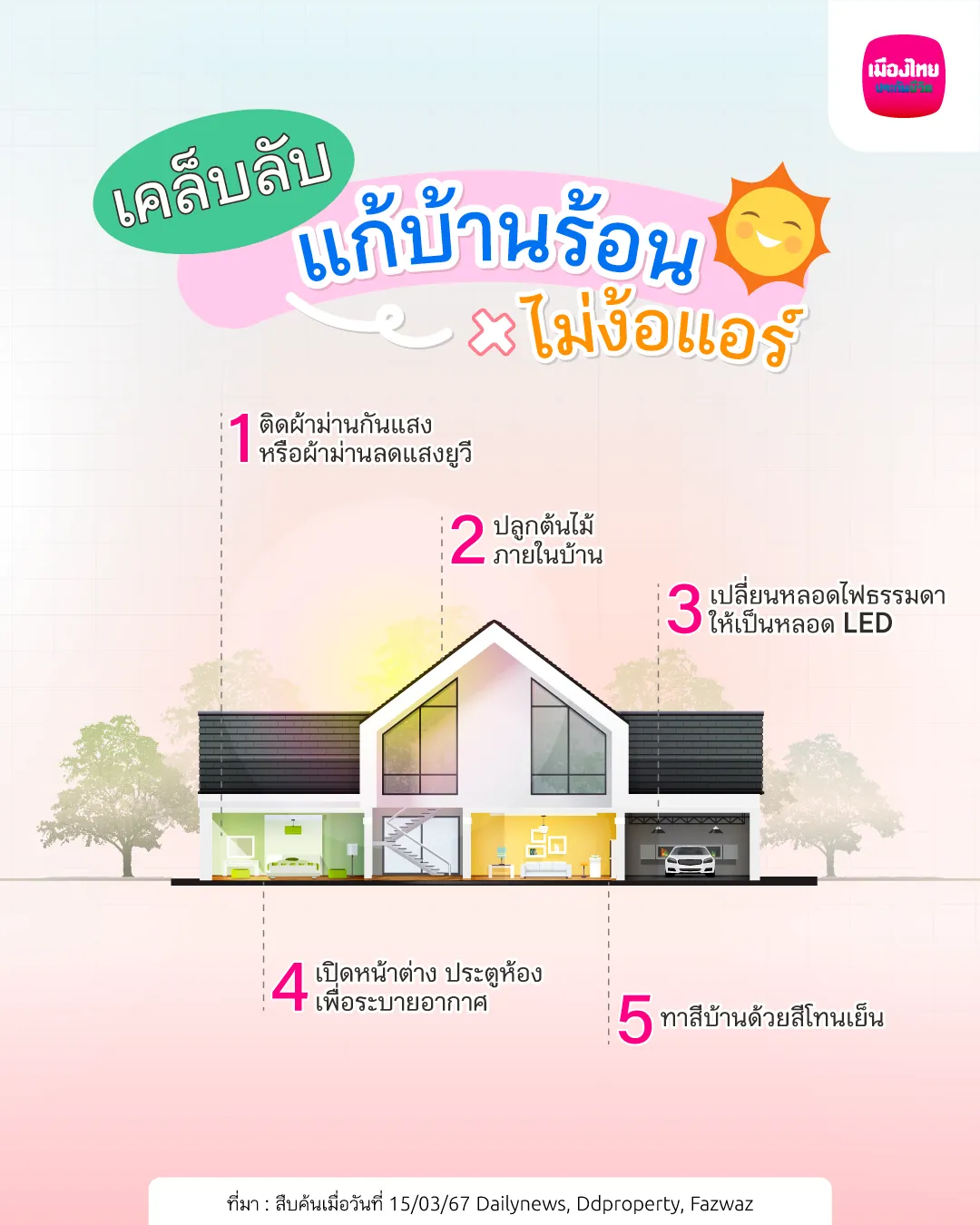 How to cool down a hot house