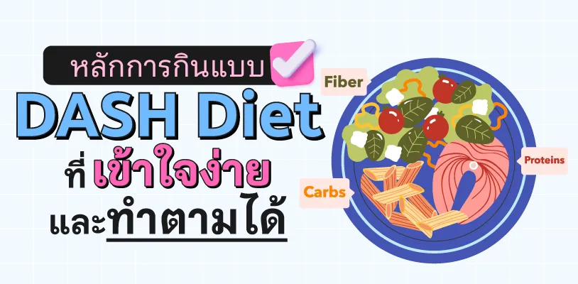 หลักการกินแบบ DASH Diet ที่เข้าใจง่ายและทำตามได้